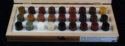 Colores para Retoques en Goma Laca