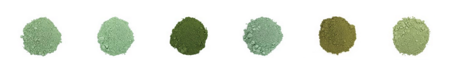 Mixed, adulterated Green Earths