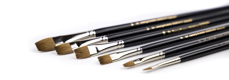 Pinceles para pintar al óleo
