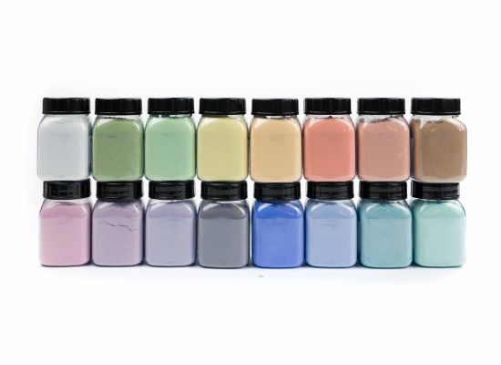 Set: Assortment of Colored Glass Pigments
