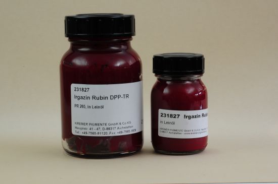 Rouge rubis DPP TR, PR 264, en huile de lin