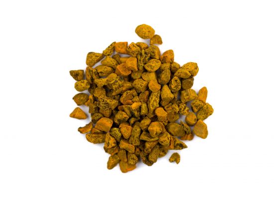 Curcuma, geschnitten