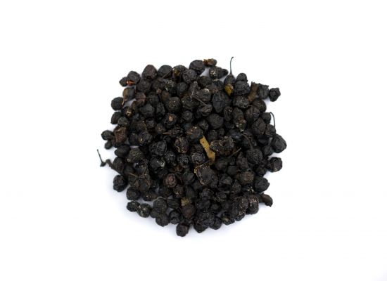 Kreuzdornbeeren reif, schwarz