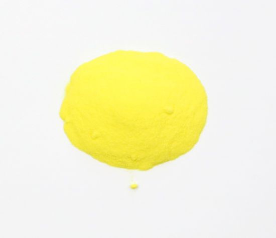 Vidrio coloreado, amarillo brillante, transparente