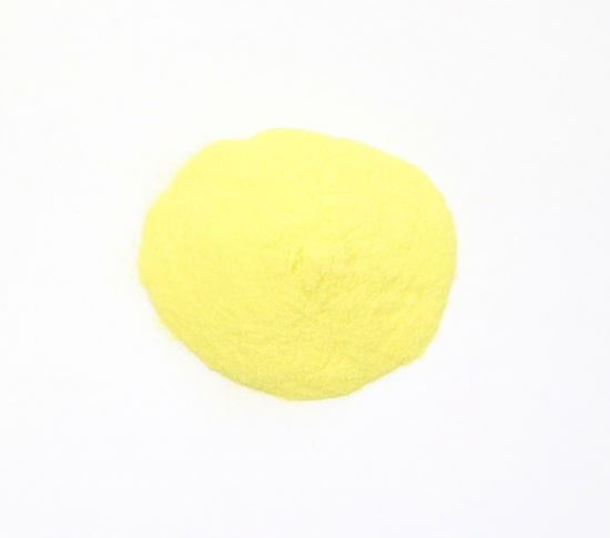 Verre coloré, jaune brillant, transparent