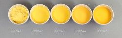 Verre coloré, jaune-couronne, opaque