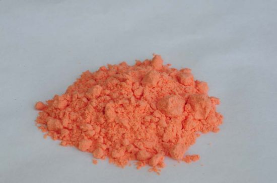 Farbglas opalorange gelblich, opak