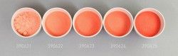 Verre coloré, orange d´opale rougeâtre, opaque