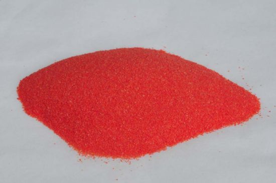 Verre coloré, orange d´opale rougeâtre, opaque