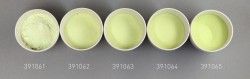 Verre coloré, jaune-pomme, opaque