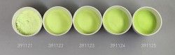 Verre coloré, vert-de-semence, opaque