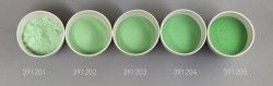 Verre coloré, vert nouvel, transparent