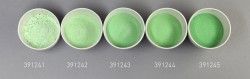 Verre coloré, vert intense, opaque