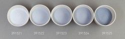 Verre coloré, gris d´opale, opaque