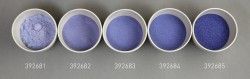 Verre coloré, bleu montan, transparent