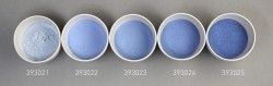 Verre coloré, bleu argenté, transparent