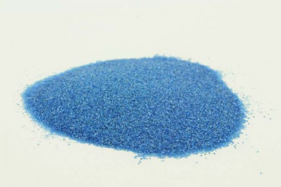Farbglas silberblau, transparent