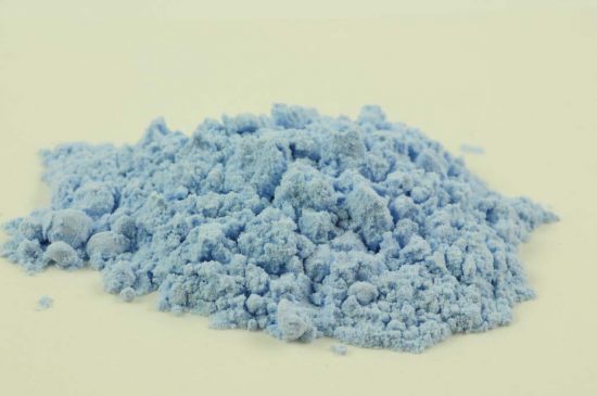 Farbglas mittelblau, transparent
