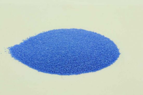 Verre coloré, bleu médium, transparent