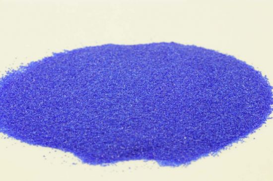 Verre coloré, bleu sari, transparent