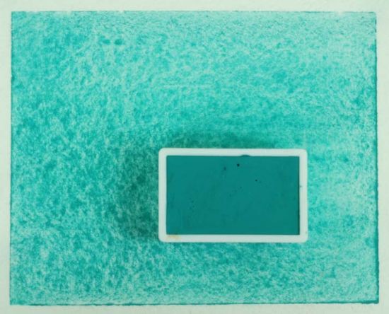Kremer Aquarelle - Vert de Cobalt bleuâtre A