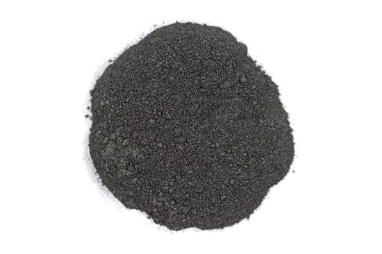 Poudre de graphite argentée
