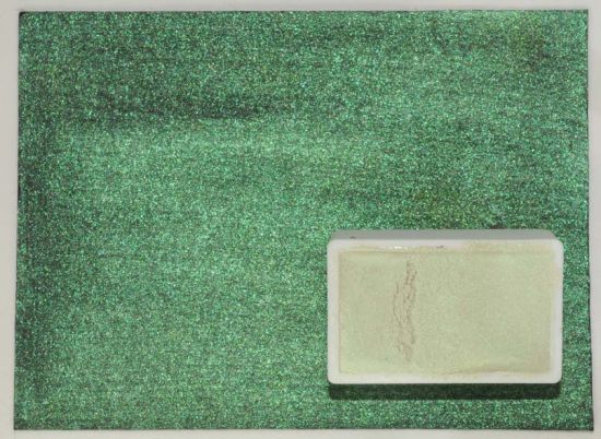 Kremer Aquarelle - IRIODIN® 7235 ULTRA GREEN, Chroma Vert