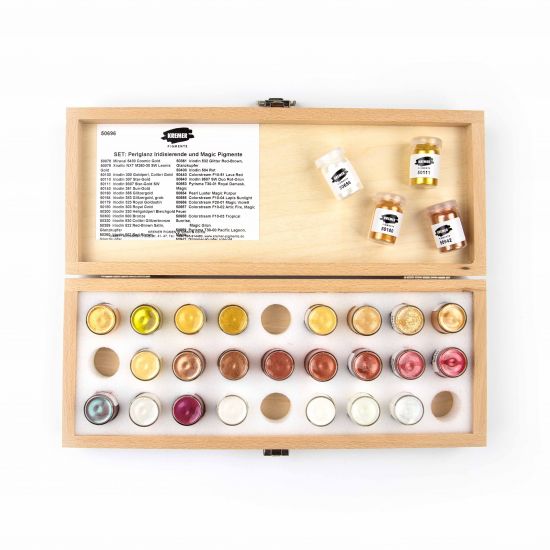 Set: Pearl Luster Iridescent and Magic Pearlescent Pigments