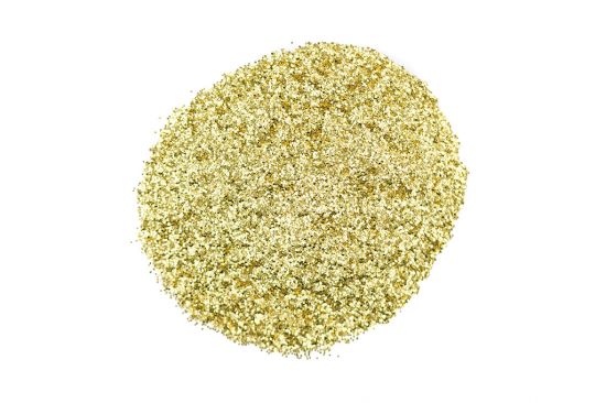 Gold Glitter, 0.4 mm x 0.4 mm