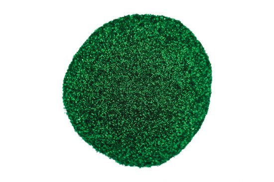 Paillettes de polyester, Émeraude