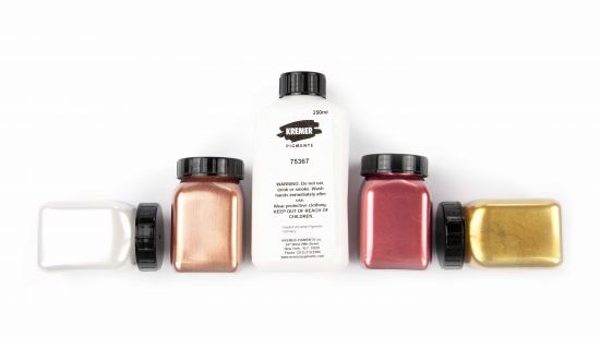 Assortimento Pigmenti al Luccichio di Perla con legante