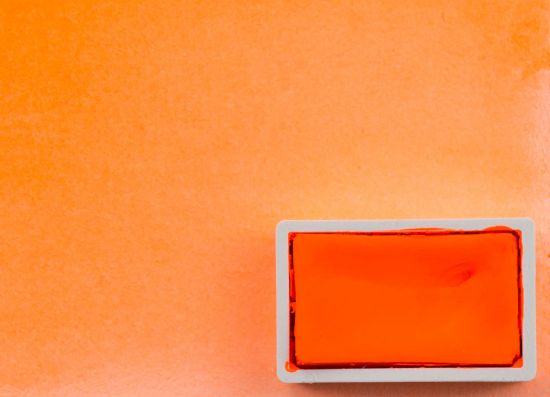 Kremer Aquarell - Tages-Leucht-Farbe Orange