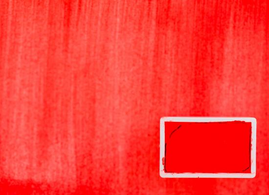 Kremer Aquarelle - Pigment fluorescent Rouge-brique
