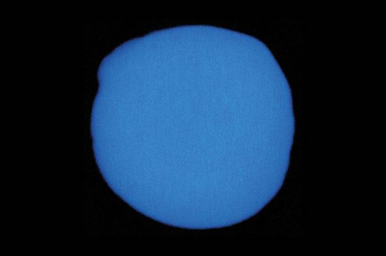 Nach-Leucht-Pigment Blau