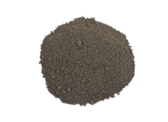 Mármol negro, polvo fina