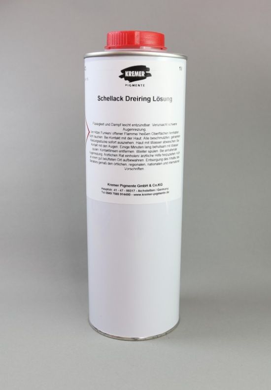 Solution de gomme-laque, 3 cercles