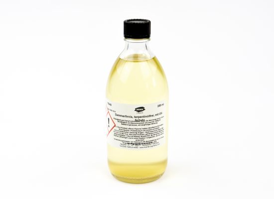Vernis Dammar, Kremer Solvent A, avec protection UV
