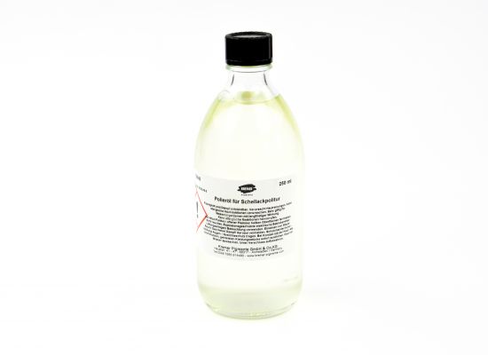 Huile de polissage pour finition gomme-laque