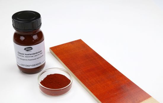 Oil Varnish, maroon