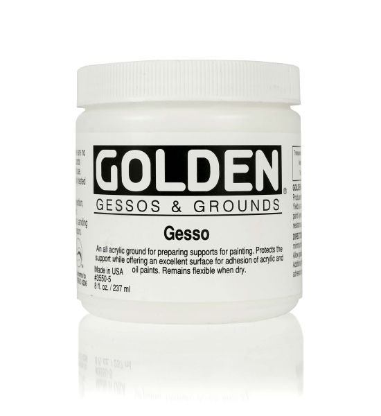 Golden GESSOS & GROUNDS, Gesso, Standard Ground