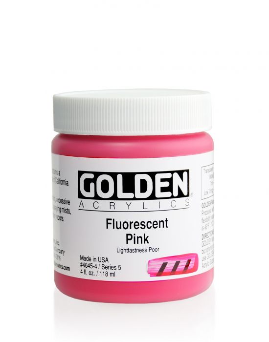 Golden FLUORESCENT COLORS, Rosa fluorescente