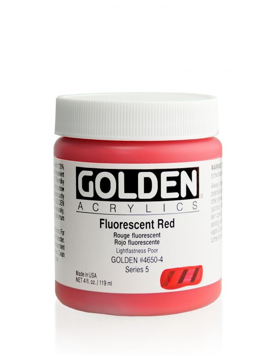 Golden FLUORESCENT COLORS, Fluorescent Red