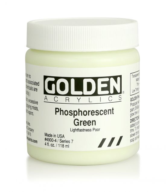Golden PHOSPHORESCENT COLORS, Phosphorescent Green