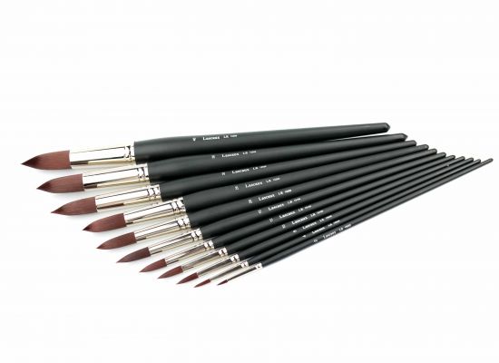 Lascaux® Pinsel rund, aus Interlon Fasergemisch, Gr. 36