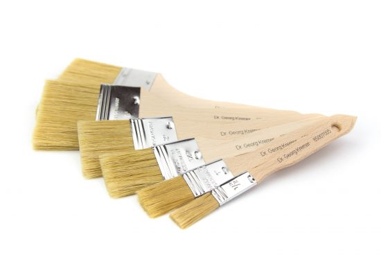 Set - Varnish and Gesso Brushes, flat