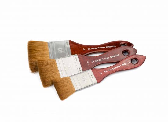 Pinceau de vernis et gesso, Kolinsky, no. 1 ½ pouce