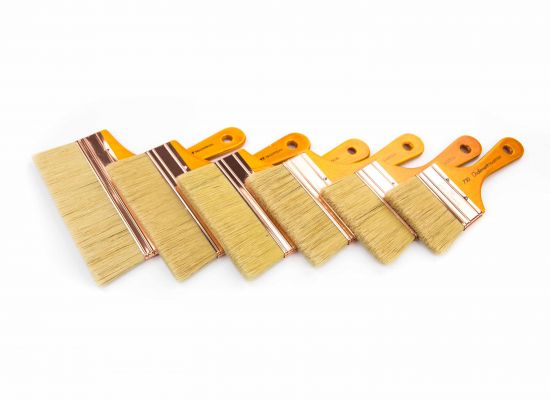 Pinceau de vernis et gesso, plat, largeur: 160 mm