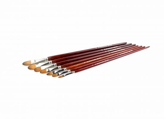 Oil Brush, Master-Class S, cat tongue shaped, No. 8