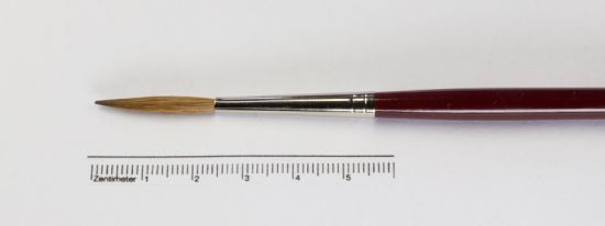 Pinceau à filet, terne, martre, no. 4