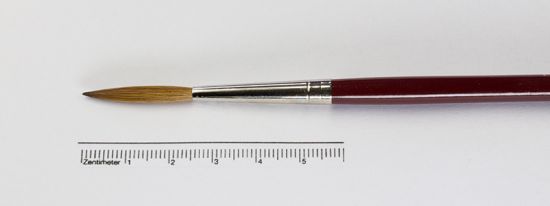 Pinceau à filet, terne, martre, no. 6